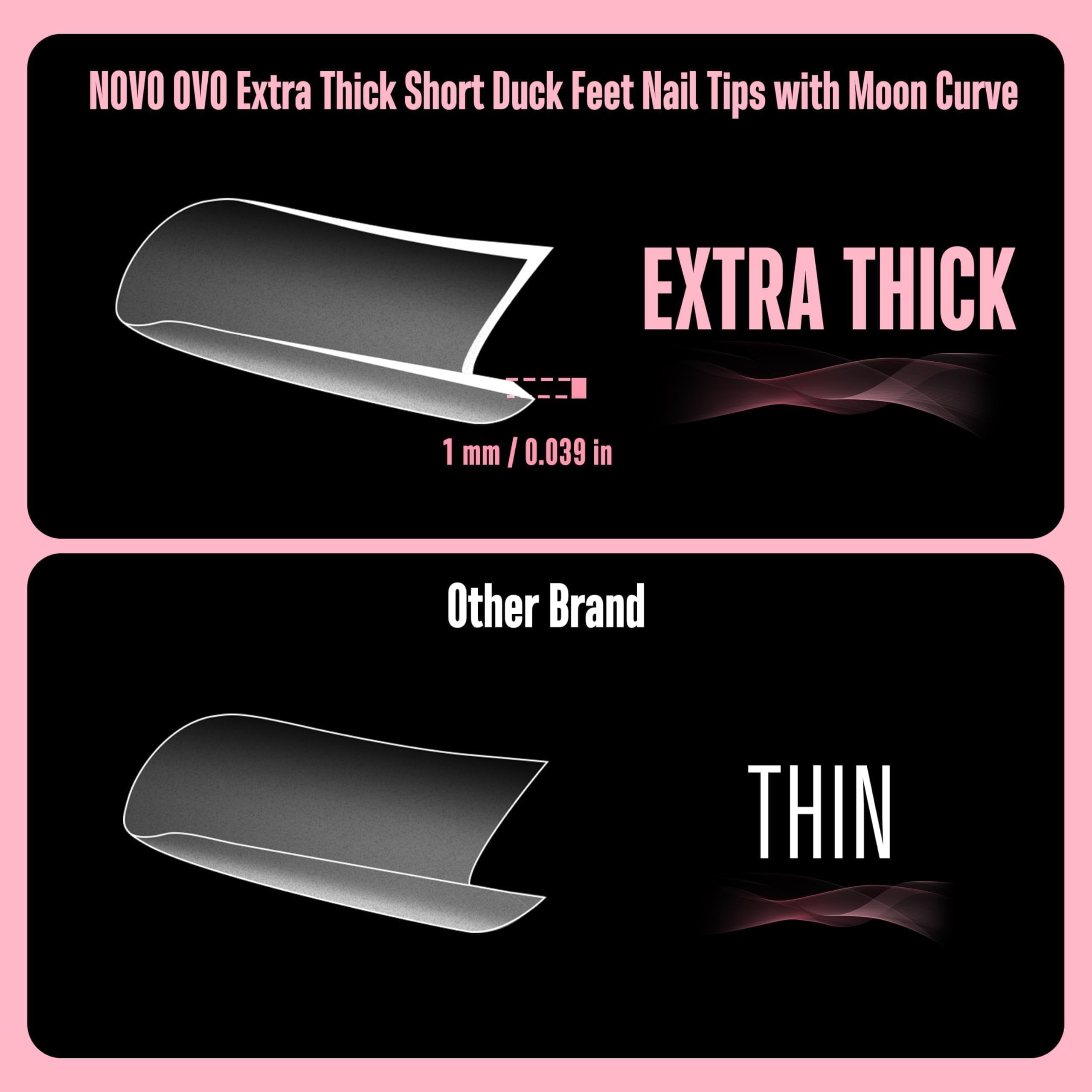 NOVO OVO layout of 15 sizes spread out to show fit variety and selection