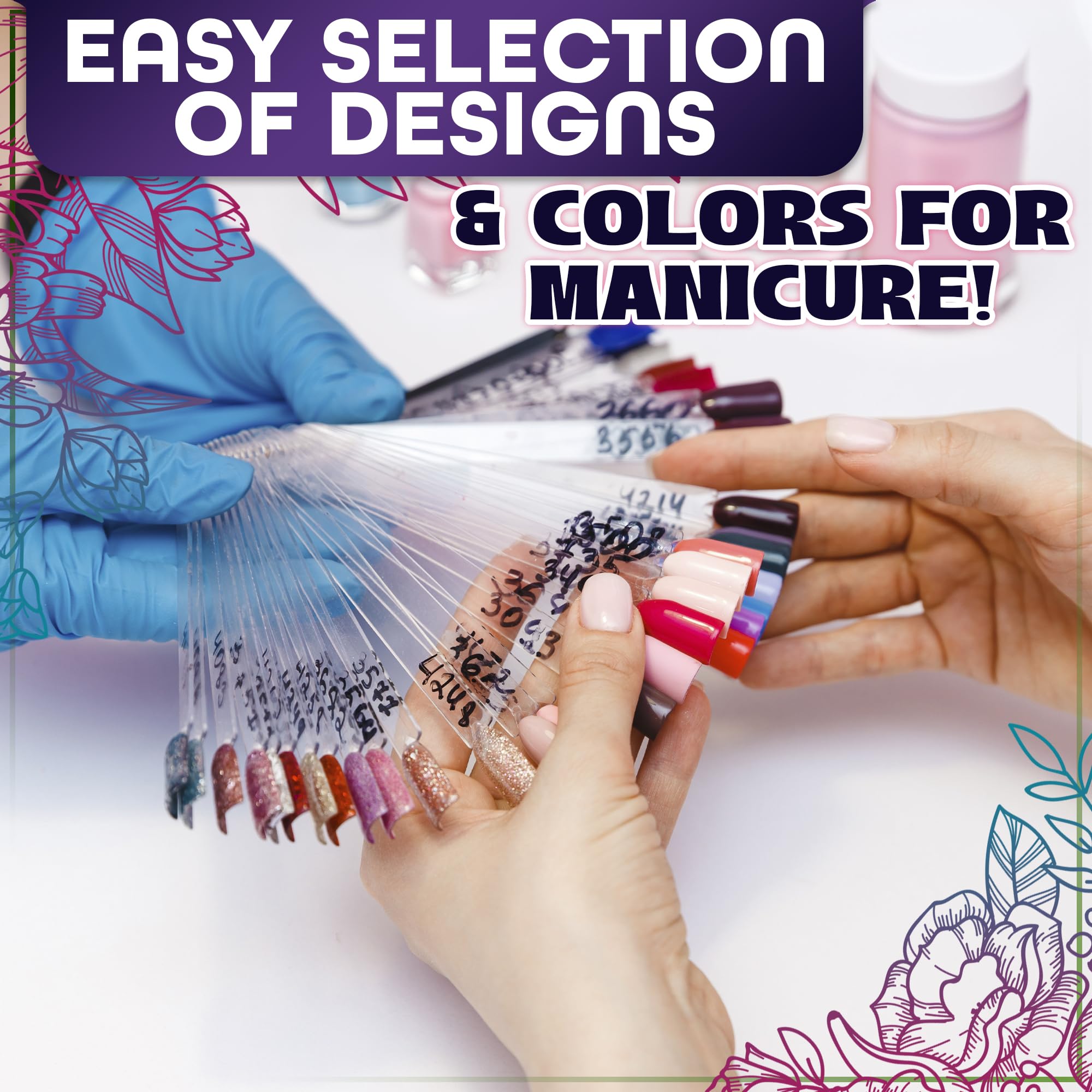 Novsix swatch demonstrating ombré nail art practice, helpful for design planning