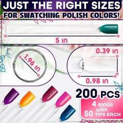 Novsix glossy acrylic tip close-up revealing smooth surface for true color display and detail