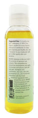 NOW Foods jojoba oil beside bathtub and towel illustrating calming bath hydration
