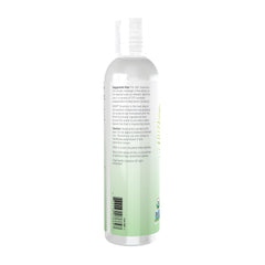 NOW Foods glycerin texture spread on palm showing moisturizing benefit