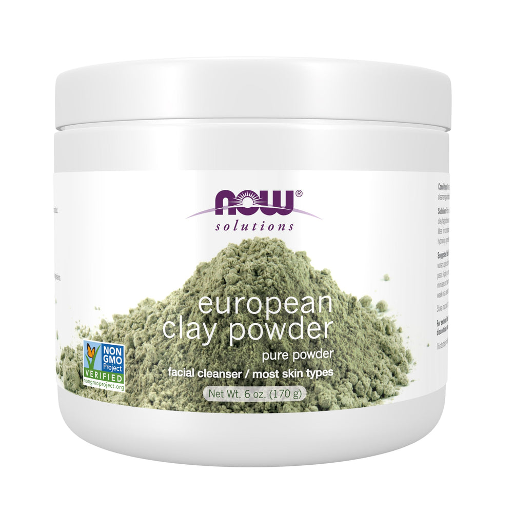 NOW Solutions front jar view showing label and 6-ounce size, clear quality benefit