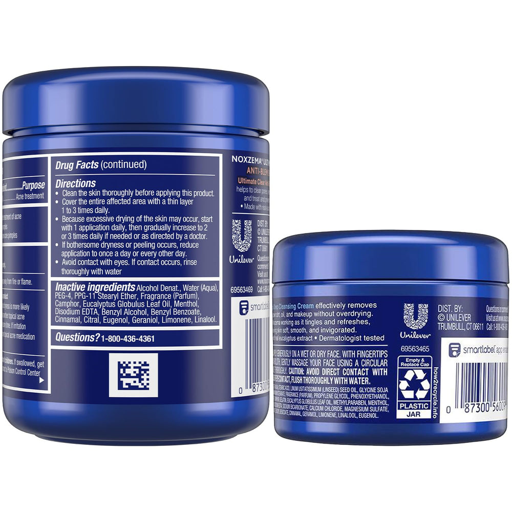 Noxzema cream texture closeup demonstrating rich lather and deep clean