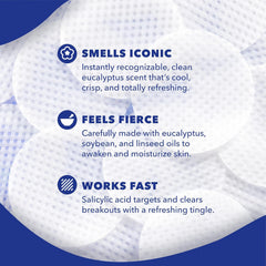 Noxzema product label closeup highlighting key ingredients and benefits