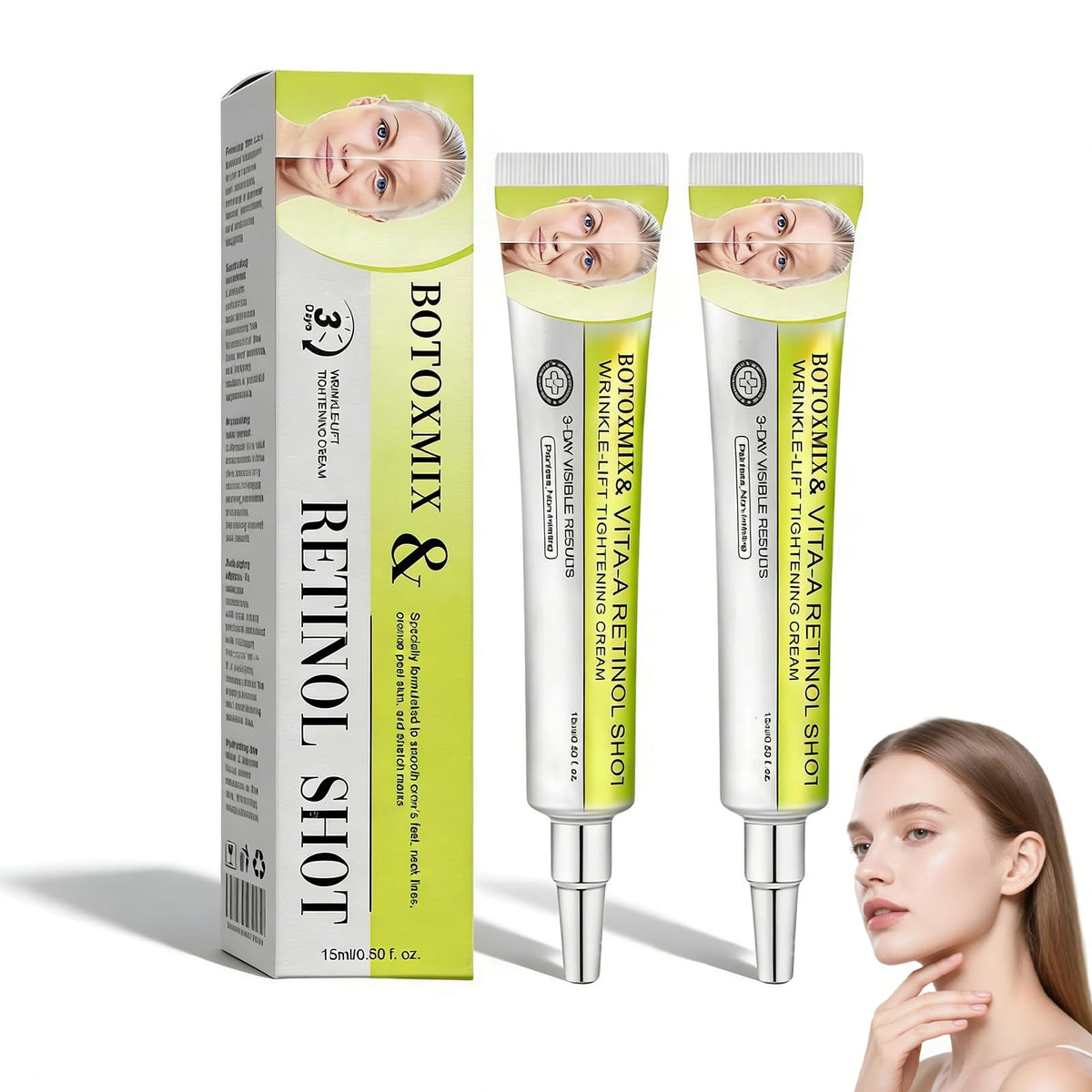 NRAEC front packaging showing product benefits and two-pack advantage