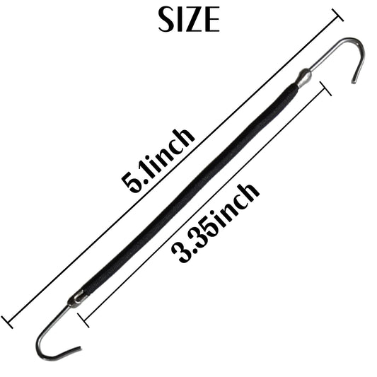 NSBELL close-up of smooth metal hook highlighting snag-free styling benefit