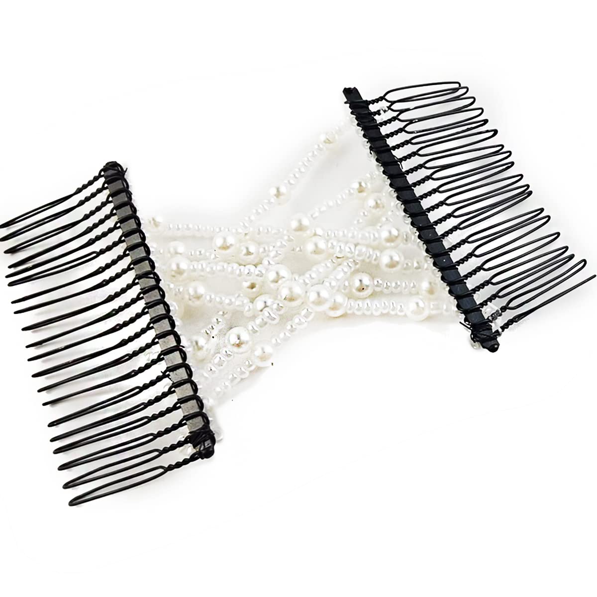 NSBELL combs held in hand for size comparison showing compact travel-friendly design