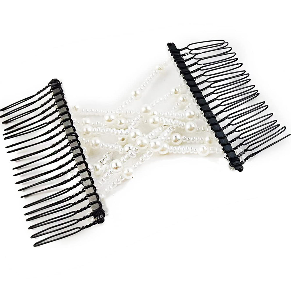 NSBELL combs held in hand for size comparison showing compact travel-friendly design