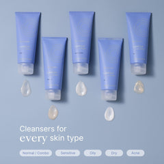 Nu Skin cleanser applied on hand before device use illustrating smooth glide benefit