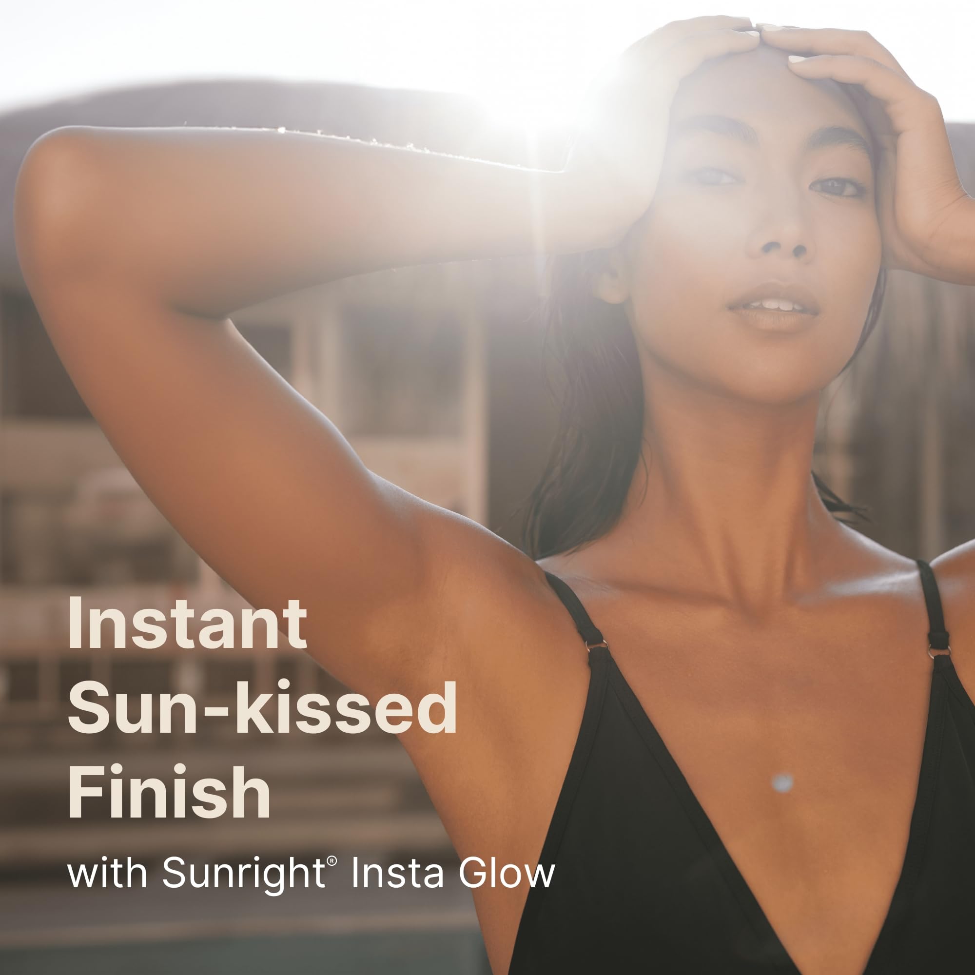 Nu Skin Sunright being applied to forearm for even bronze