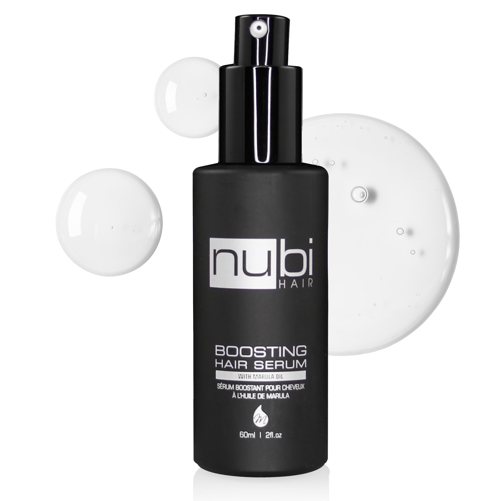 Nubi Hair front bottle shot showing product and label for clear identification and trust