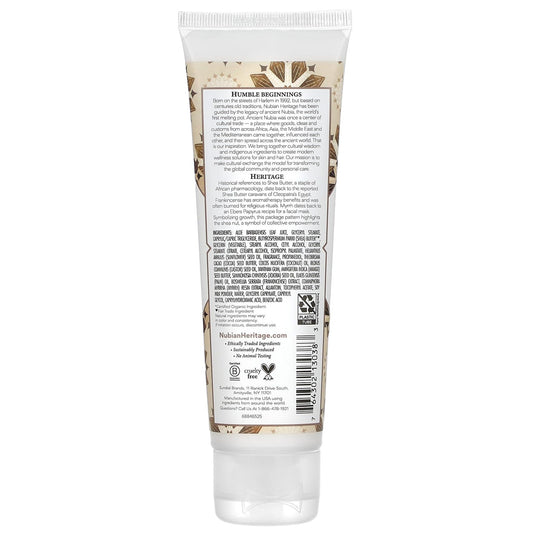 Nubian Heritage cream texture close-up showing rich hydration