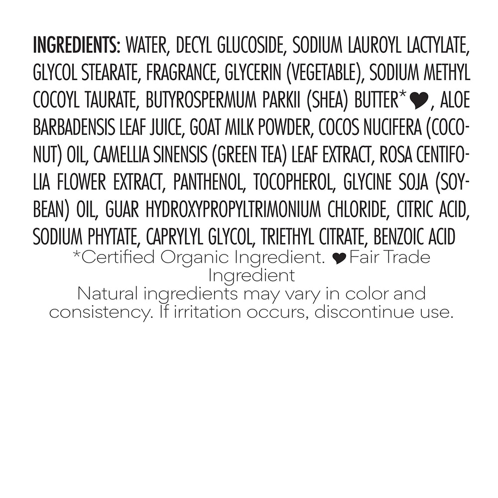 Nubian Heritage creamy lather on hand demonstrating gentle cleansing