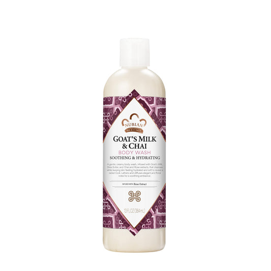 Nubian Heritage front bottle view showing packaging and benefits