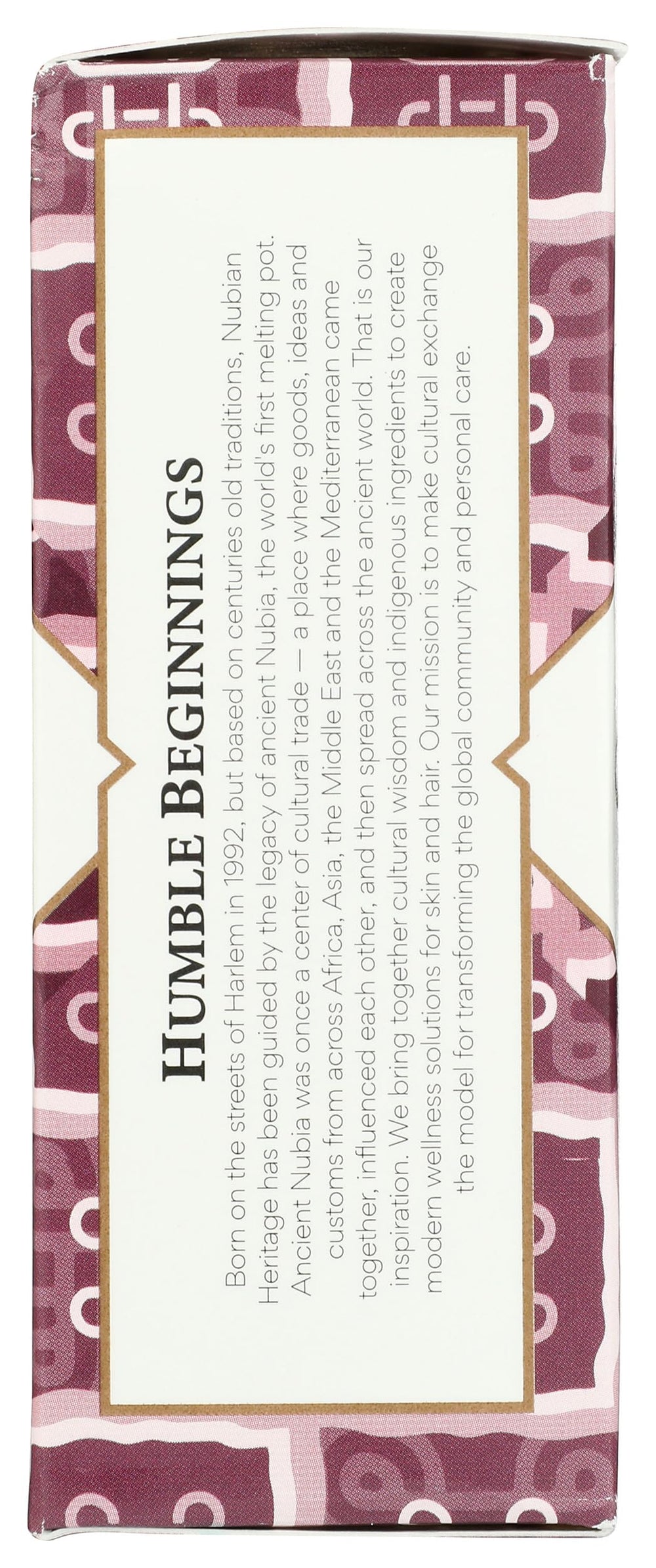 nubian heritage soap in bathroom setting suggesting a calming daily ritual