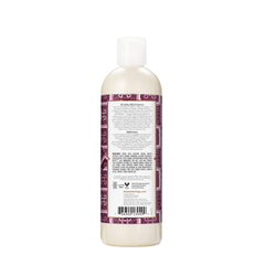 Nubian Heritage pump and label close-up highlighting ingredient claims