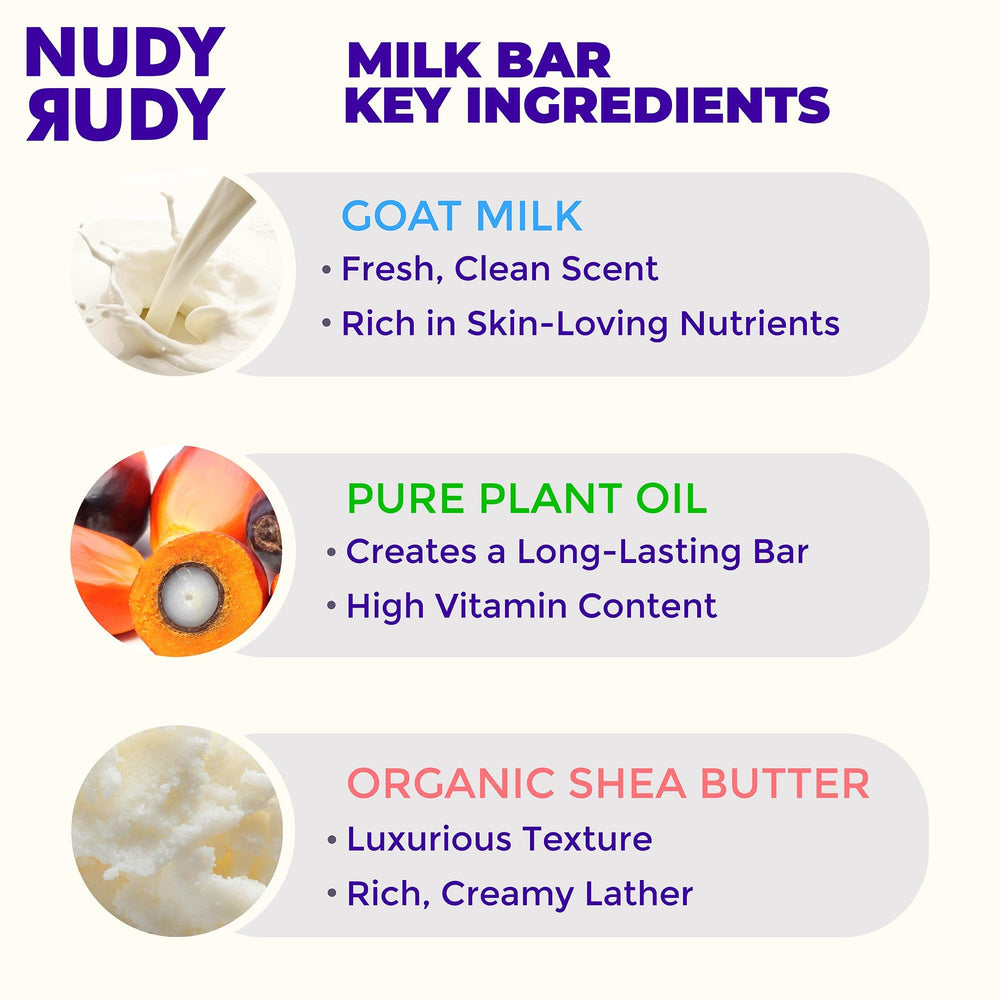 Nudy Rudy bar held in hand showing compact 4.2 oz size advantage