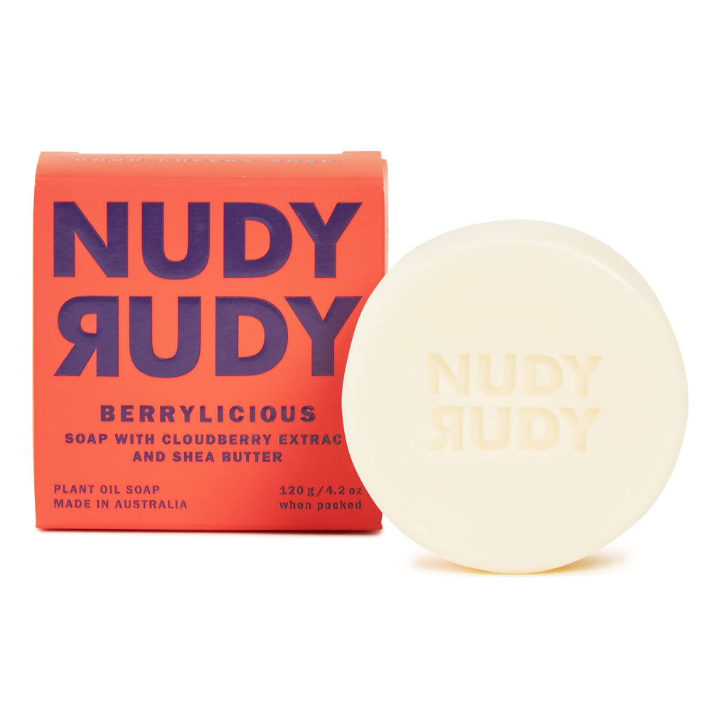 Nudy Rudy front packaging showing puck and branding, highlights product clarity
