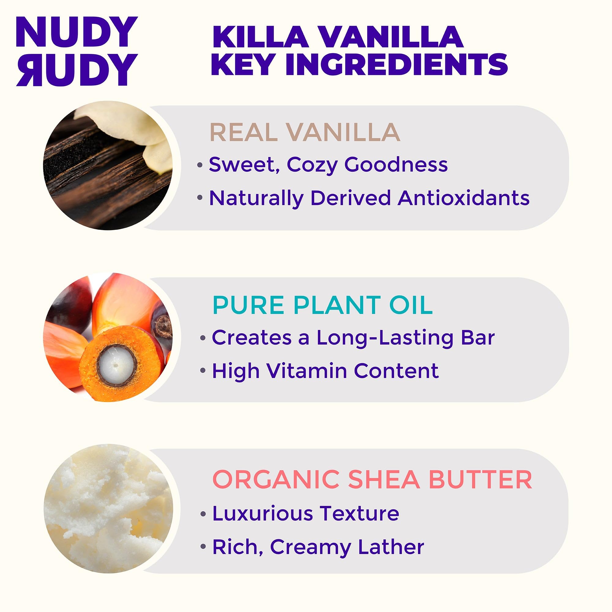 Nudy Rudy creamy lather close-up for smooth shave and rich foam