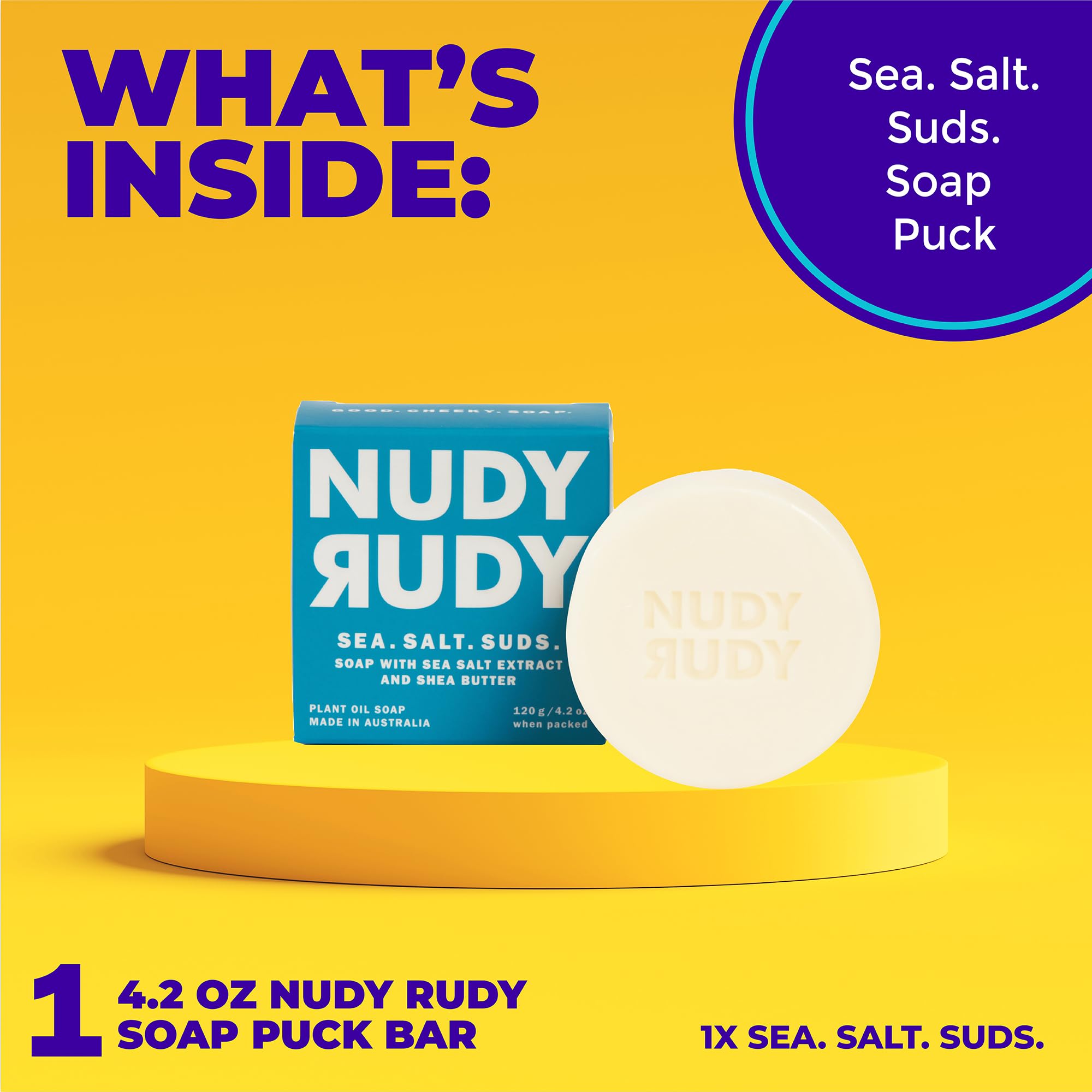 Nudy Rudy used for shaving illustrating smooth razor glide
