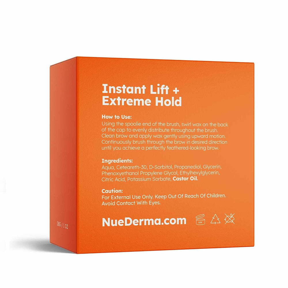 NueDerma lifestyle outdoor look with laminated brows that stay styled all day