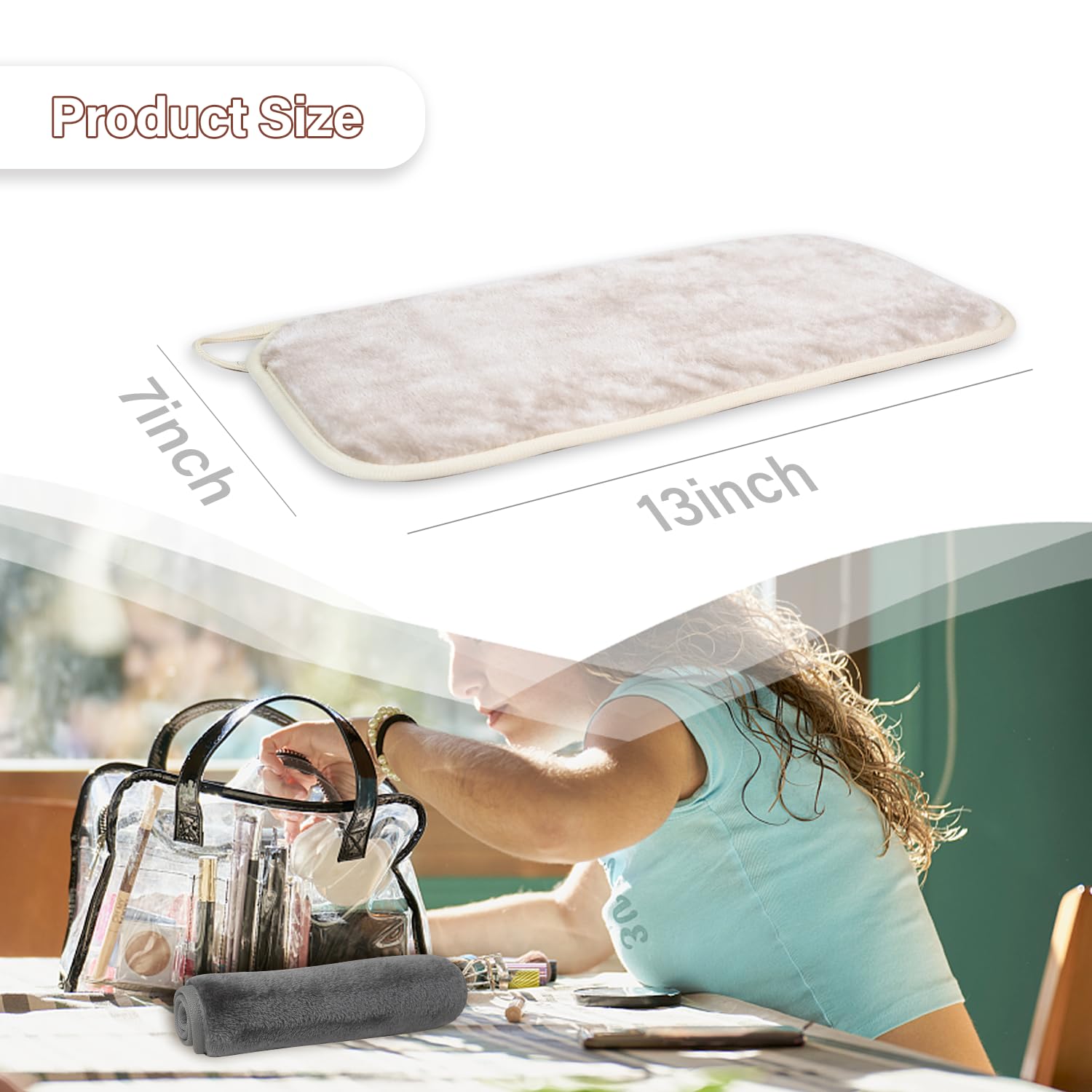 NUGILLA hanging loop detail for quick drying and convenient storage