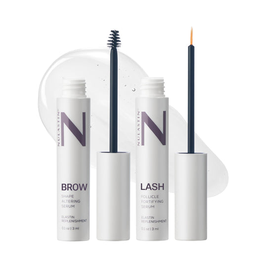 NULASTIN dual system front packaging showing both tubes and benefits