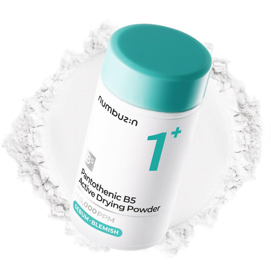 numbuzin front packaging showing compact jar and clear branding, easy travel use