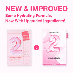numbuzin open sheet mask on hand demonstrating soft texture