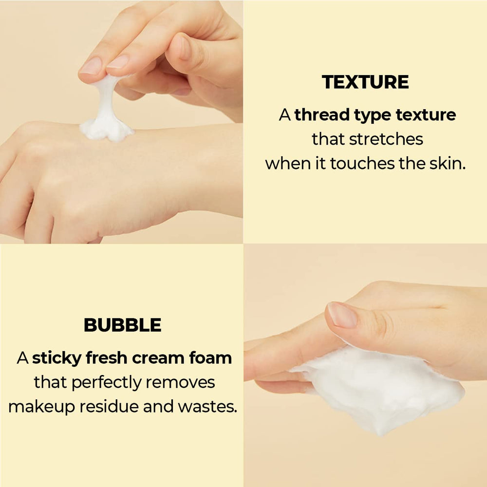 numbuzin pump dispensing foam onto hand for easy application and controlled use benefit