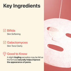 numbuzin No.3 ingredient label with Bifida and Galactomyces highlighted for skin texture