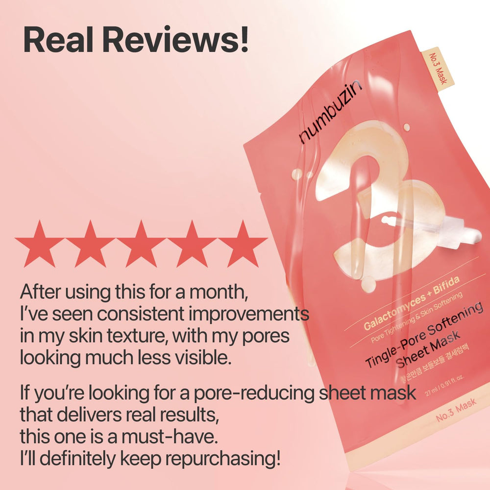 numbuzin No.3 staged on bathroom shelf conveying routine use and pre-makeup glow