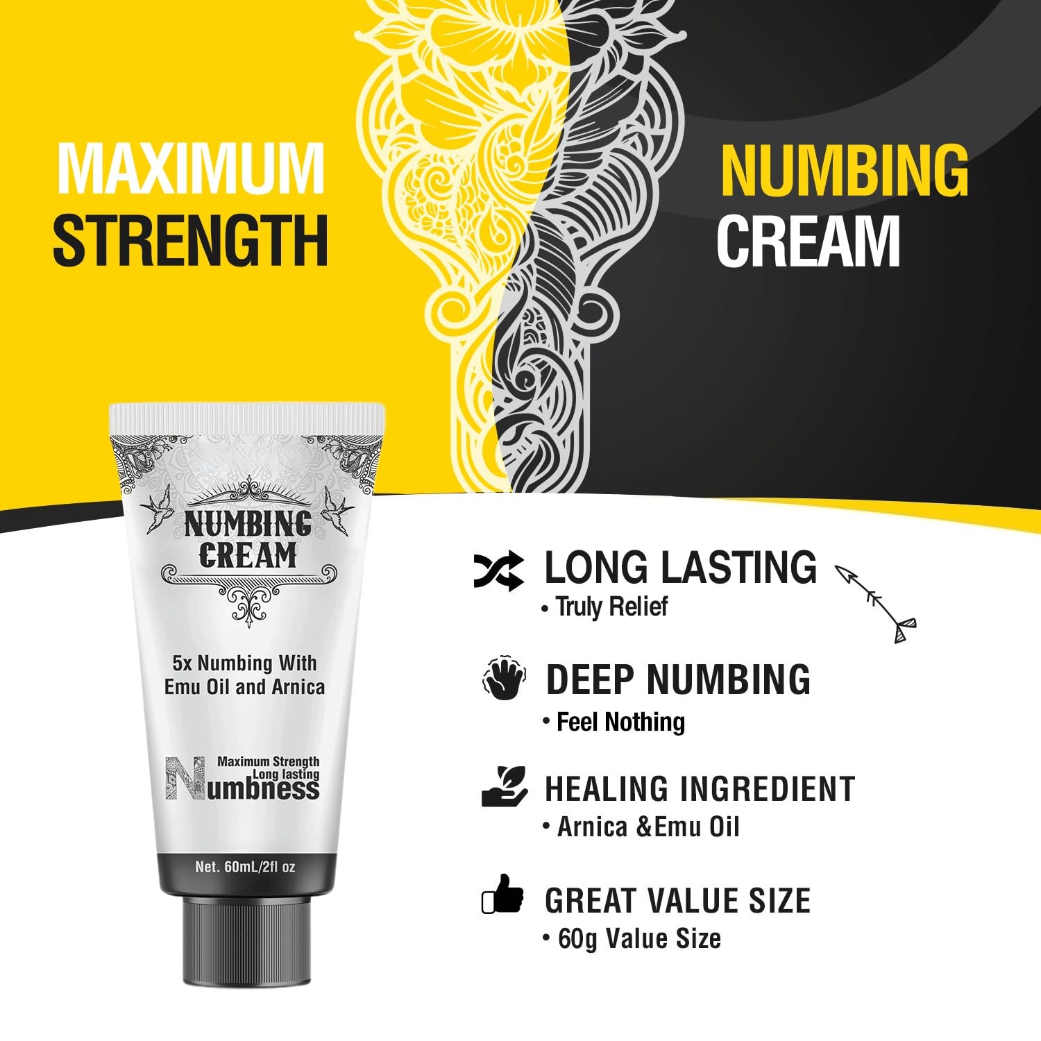 Nupharmco tube close-up revealing cream texture and smooth spread
