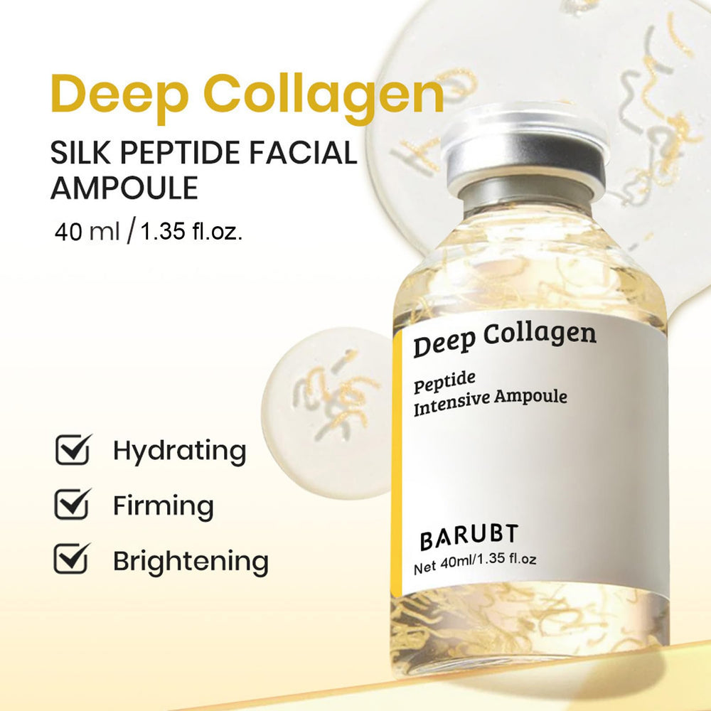 NureBe ingredient label highlighting collagen and 30-peptide complex for firming