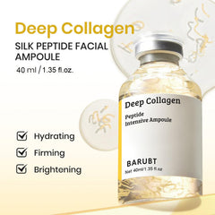 NureBe ingredient label highlighting collagen and 30-peptide complex for firming