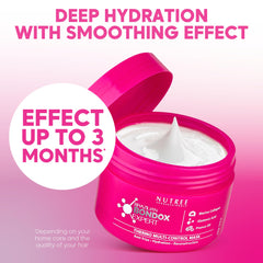 Nutree Professional creamy mask texture close-up showing easy spreadability benefit