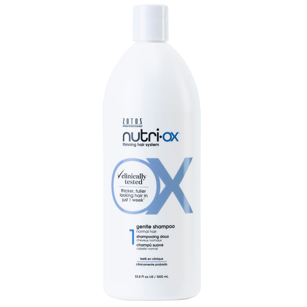 NUTRI-OX front bottle view showing label and 33.8 fl oz size benefit