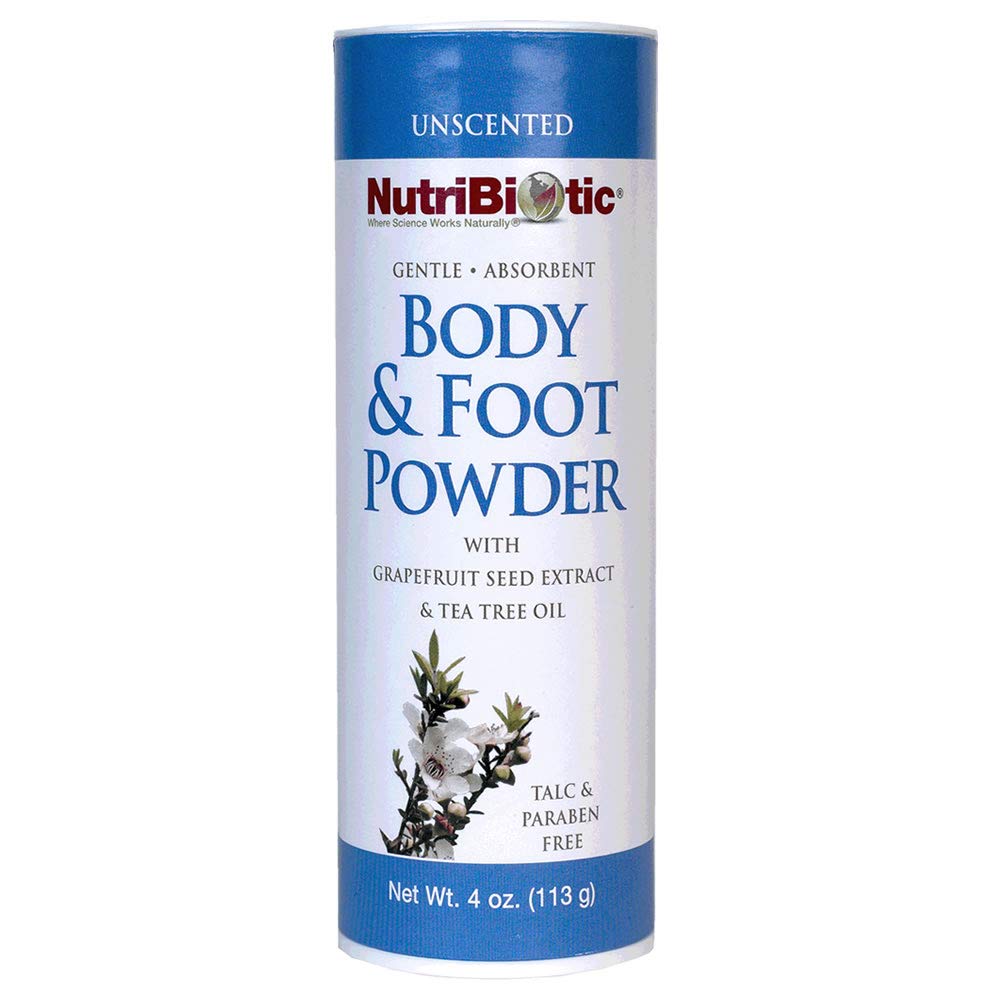 NutriBiotic front packaging showing powder container and benefits