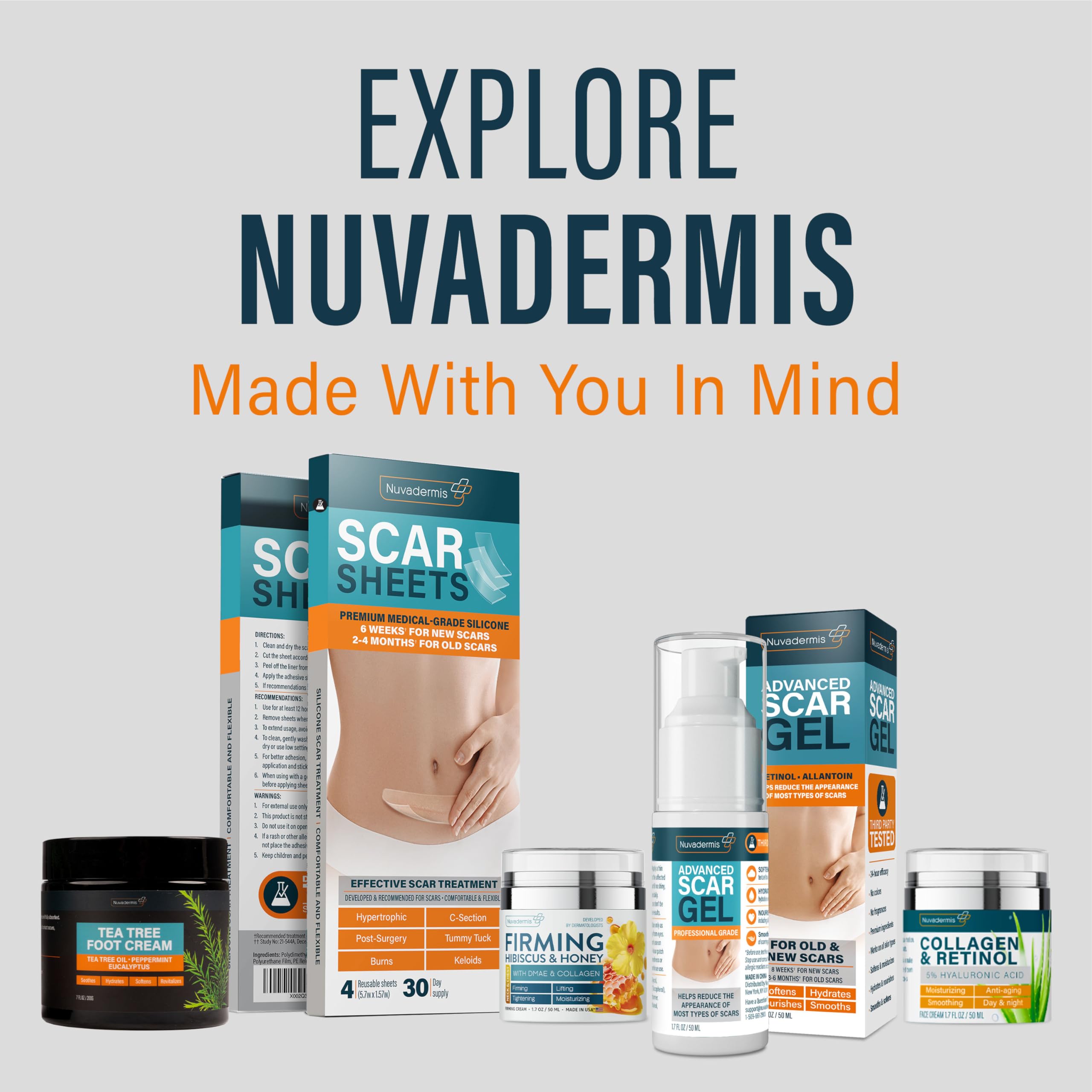 NUVADERMIS foot balm placed on bathroom shelf in lifestyle setting for daily routine