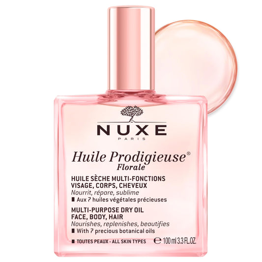 NUXE bottle front view showing elegant packaging and quick hydration benefit