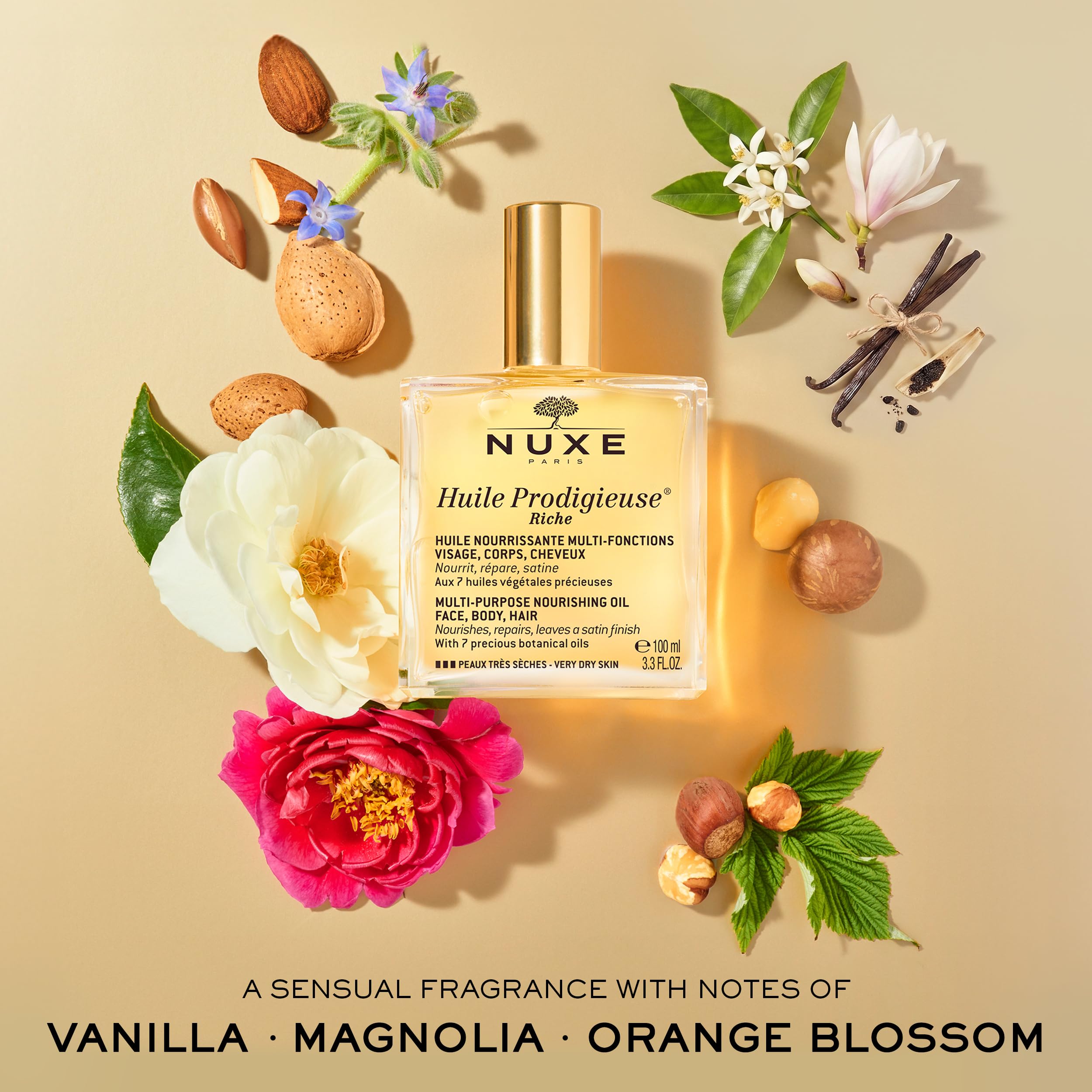 NUXE used to groom beard delivering softness and manageable hair