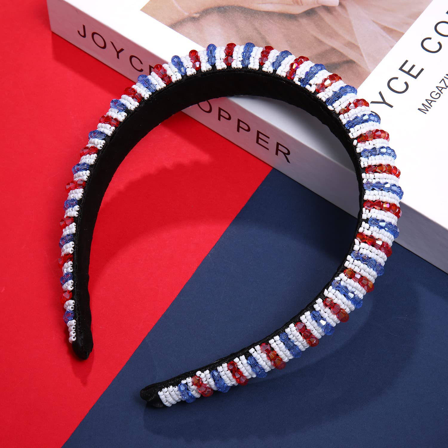 NVENF detailed beads and rhinestones highlighting handcrafted shine