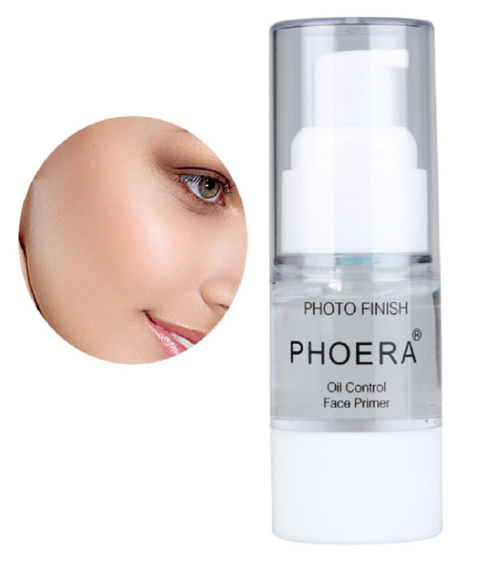 nvyue PHOERA inside makeup bag showing on-the-go primer convenience
