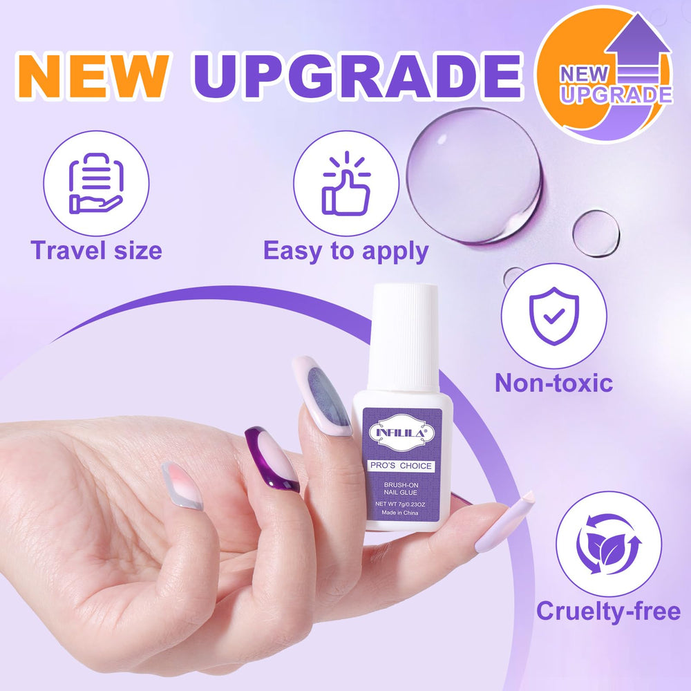 NXJ INFILILA brush applicator close-up for precise, mess-free application benefit