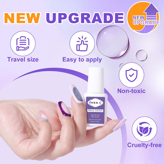 NXJ INFILILA brush applicator close-up for precise, mess-free application benefit