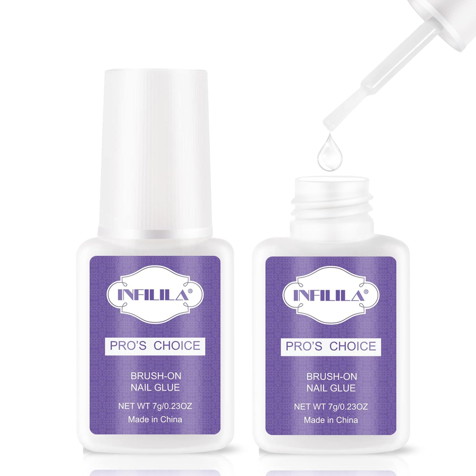 NXJ INFILILA front bottle showing compact 7ml design and travel-friendly benefit