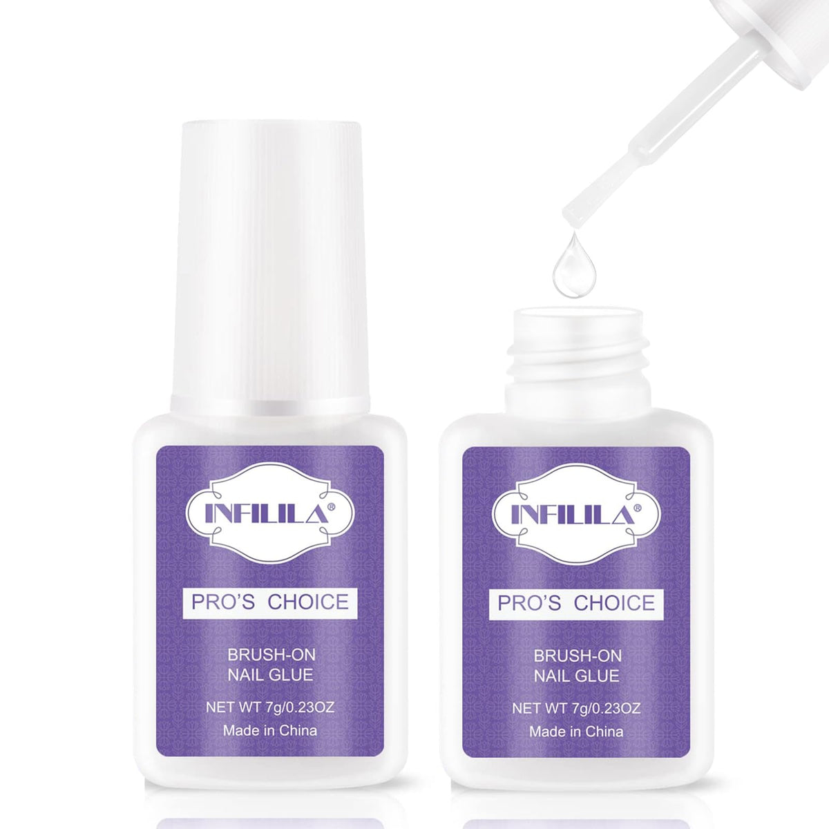 NXJ INFILILA front bottle showing compact 7ml design and travel-friendly benefit