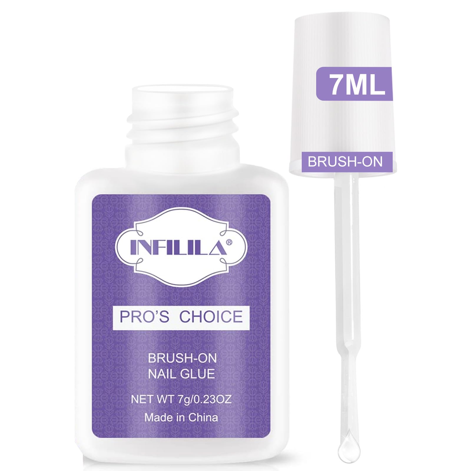 NXJ INFILILA bottle front view showing compact, travel-friendly design and clear label benefits