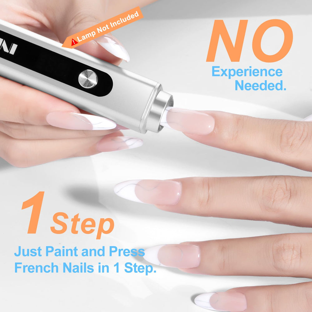 NXJ INFILILA stamper head mounted on INFILILA lamp module for easy replacement