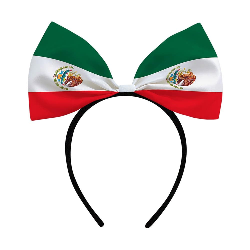 Nxtpz side profile of headband showing stretch fit and bow placement